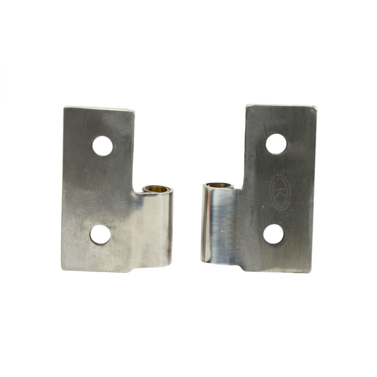 KENTROL JEEP CJ/YJ/TJ Lower Door Hinge Pair 76-06 CJ Wrangler YJ/TJ Polished Silver Kentrol  30407