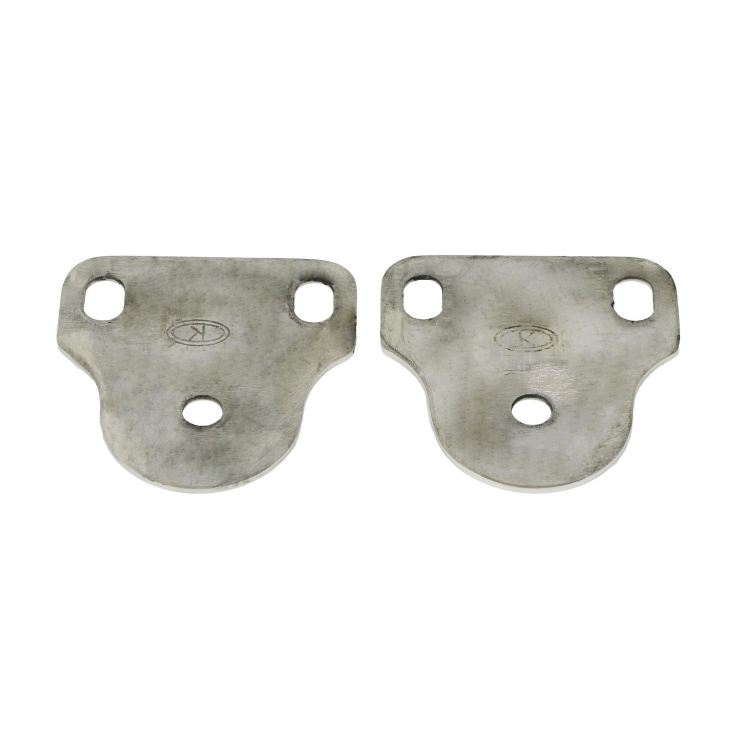 KENTROL Jeep CJ/YJ Interior Windshield Brackets Pair 76-95 CJ and Wrangler YJ Polished Silver Kentrol  30408