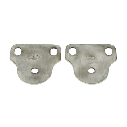 KENTROL Jeep CJ/YJ Interior Windshield Brackets Pair 76-95 CJ and Wrangler YJ Polished Silver Kentrol  30408