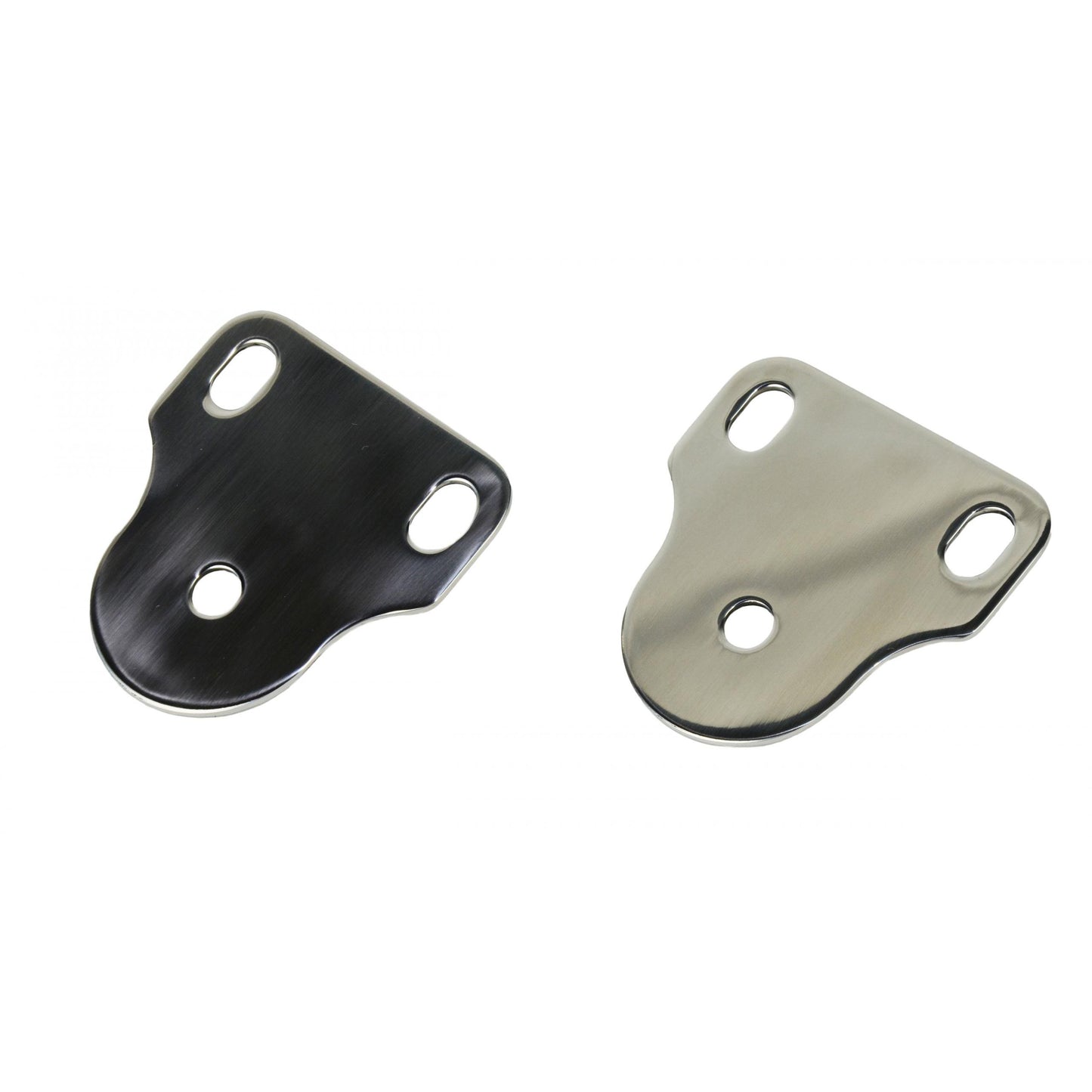 KENTROL Jeep CJ/YJ Interior Windshield Brackets Pair 76-95 CJ and Wrangler YJ Polished Silver Kentrol  30408