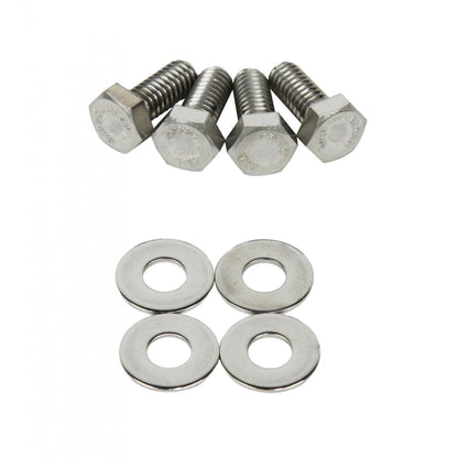 KENTROL Jeep CJ/YJ Interior Windshield Brackets Pair 76-95 CJ and Wrangler YJ Polished Silver Kentrol  30408