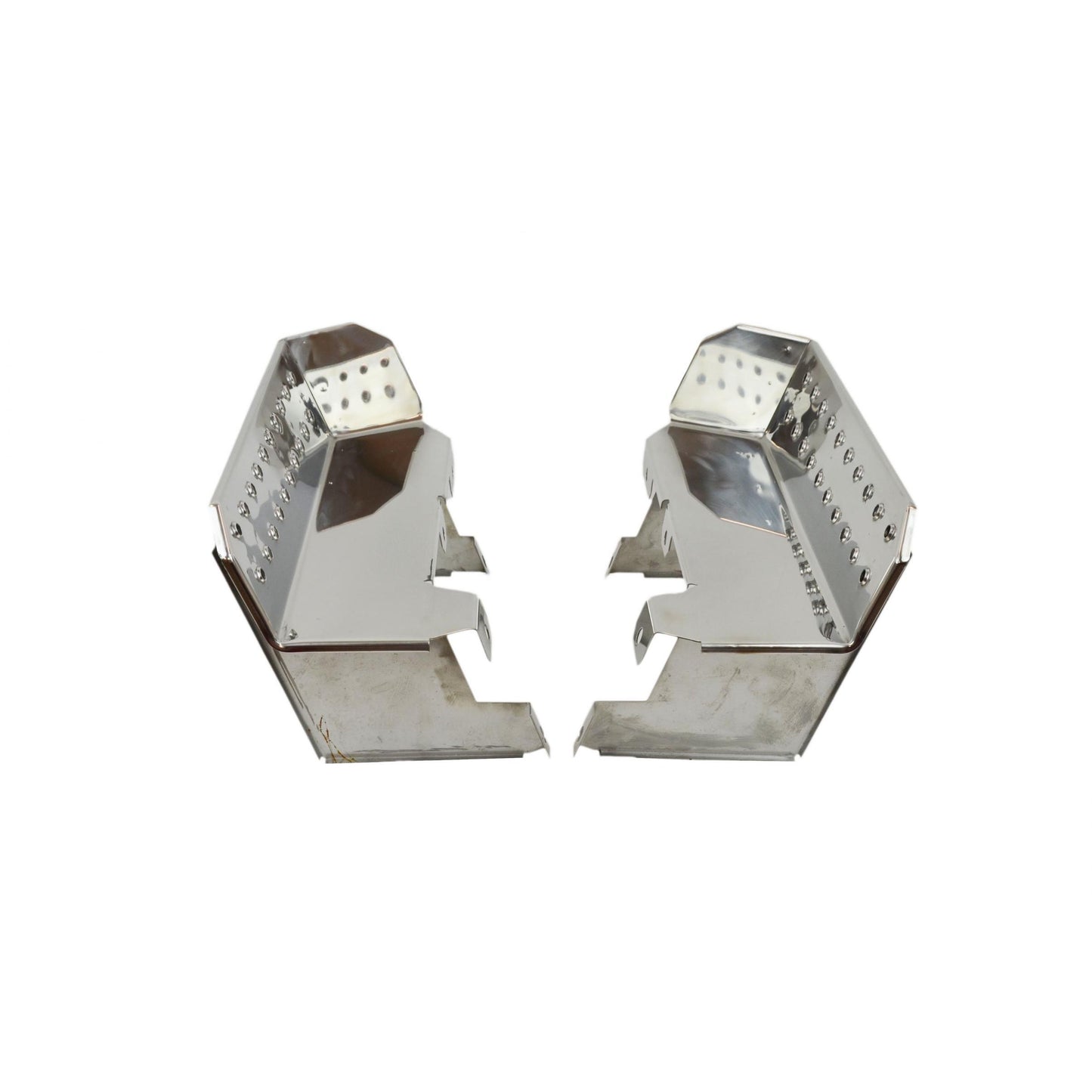 KENTROL Jeep CJ7/YJ Side Steps Pair 76-95 CJ7 Wrangler YJ Polished Silver Kentrol  30432