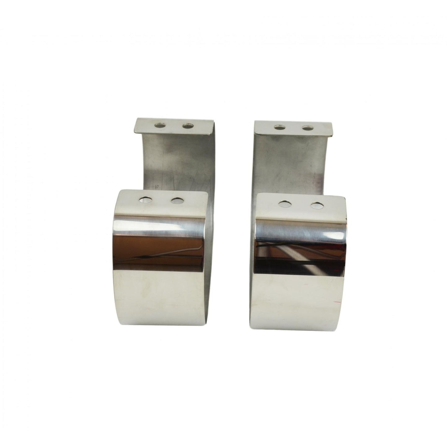 KENTROL Jeep CJ/YJ Bumperettes Pair 76-95 CJ and Wrangler YJ Polished Silver Kentrol  30438