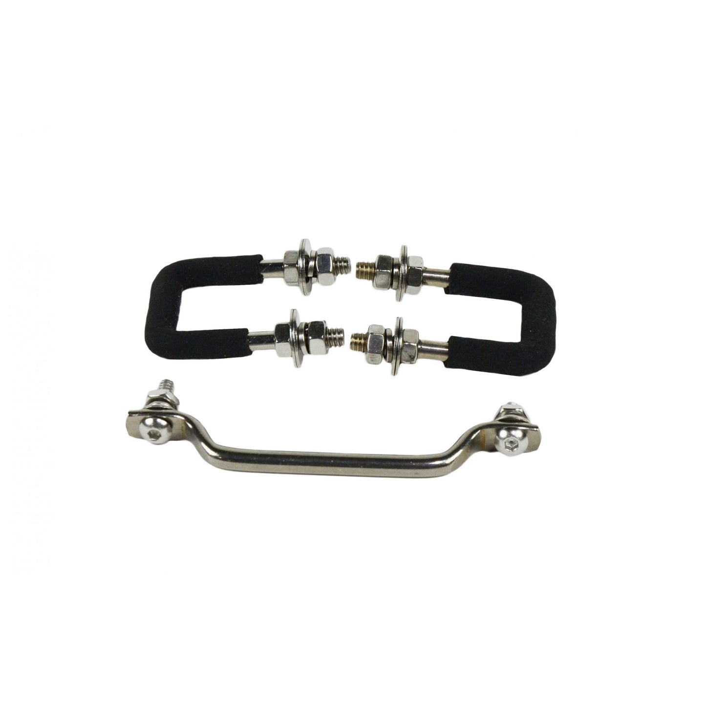 KENTROL Jeep YJ Windshield Tie Down Kit 87-95 Wrangler TJ Polished Silver Kentrol  30439