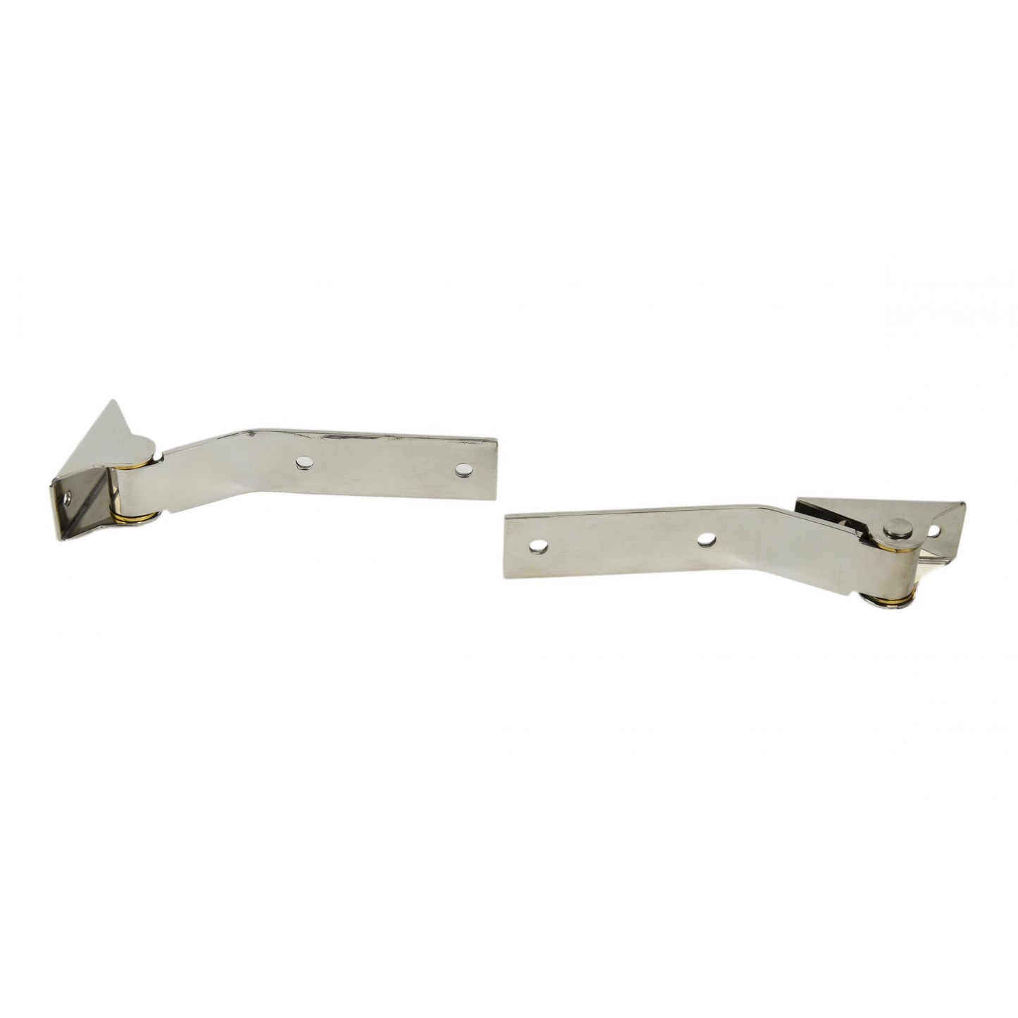 KENTROL Jeep YJ Tailgate Hinge Pair 87-95 Wrangler TJ Polished Silver Kentrol  30442