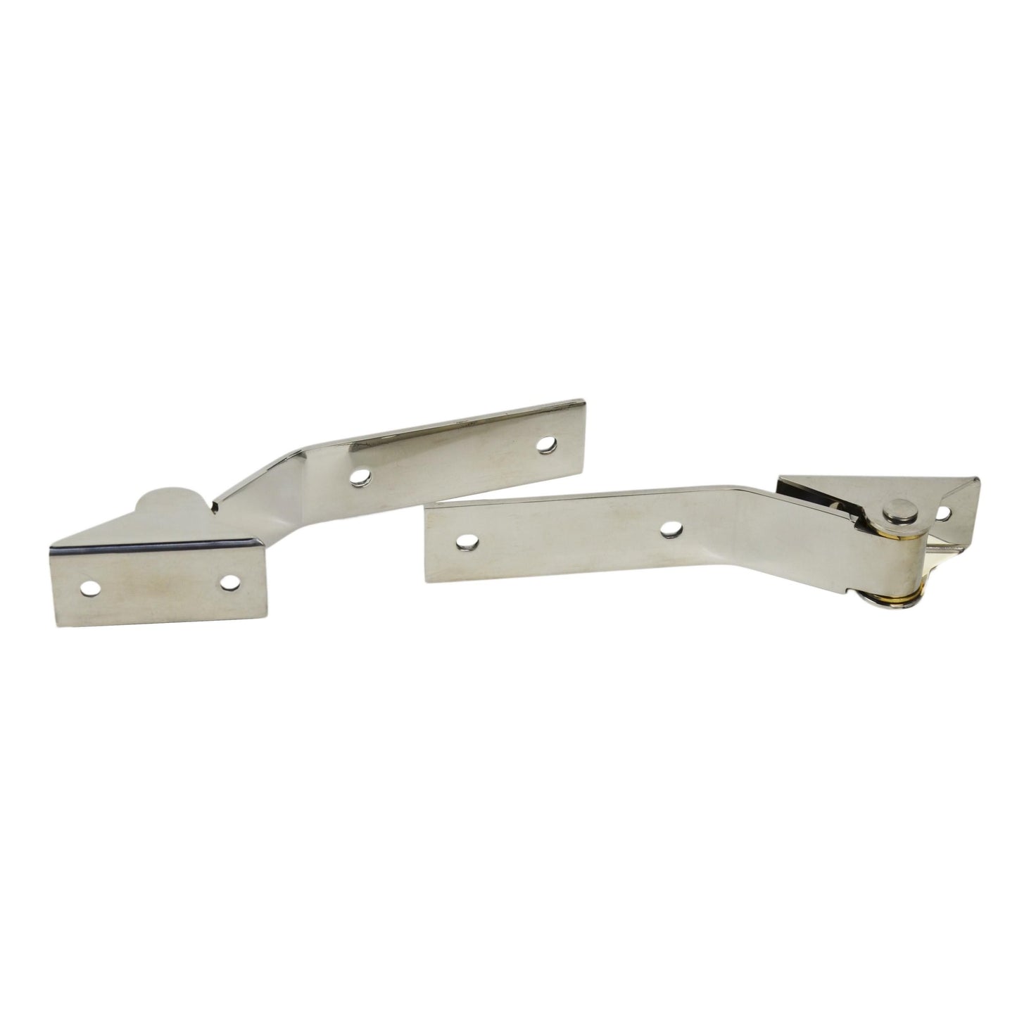 KENTROL Jeep YJ Tailgate Hinge Pair 87-95 Wrangler TJ Polished Silver Kentrol  30442