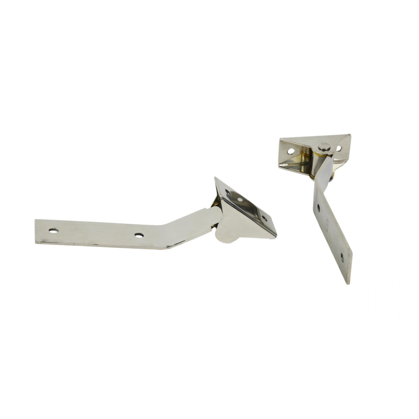 KENTROL Jeep YJ Tailgate Hinge Pair 87-95 Wrangler TJ Polished Silver Kentrol  30442