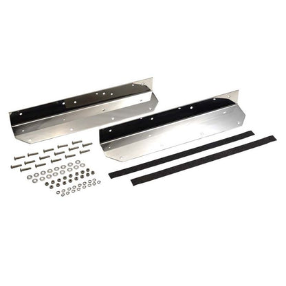 KENTROL Jeep YJ Step Cover Inlay Pair 87-95 Wrangler TJ Polished Silver Kentrol  30447