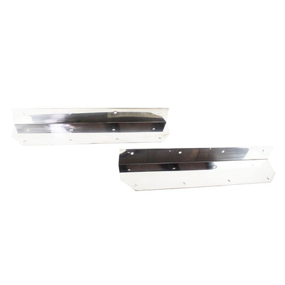 KENTROL Jeep YJ Step Cover Inlay Pair 87-95 Wrangler TJ Polished Silver Kentrol  30447