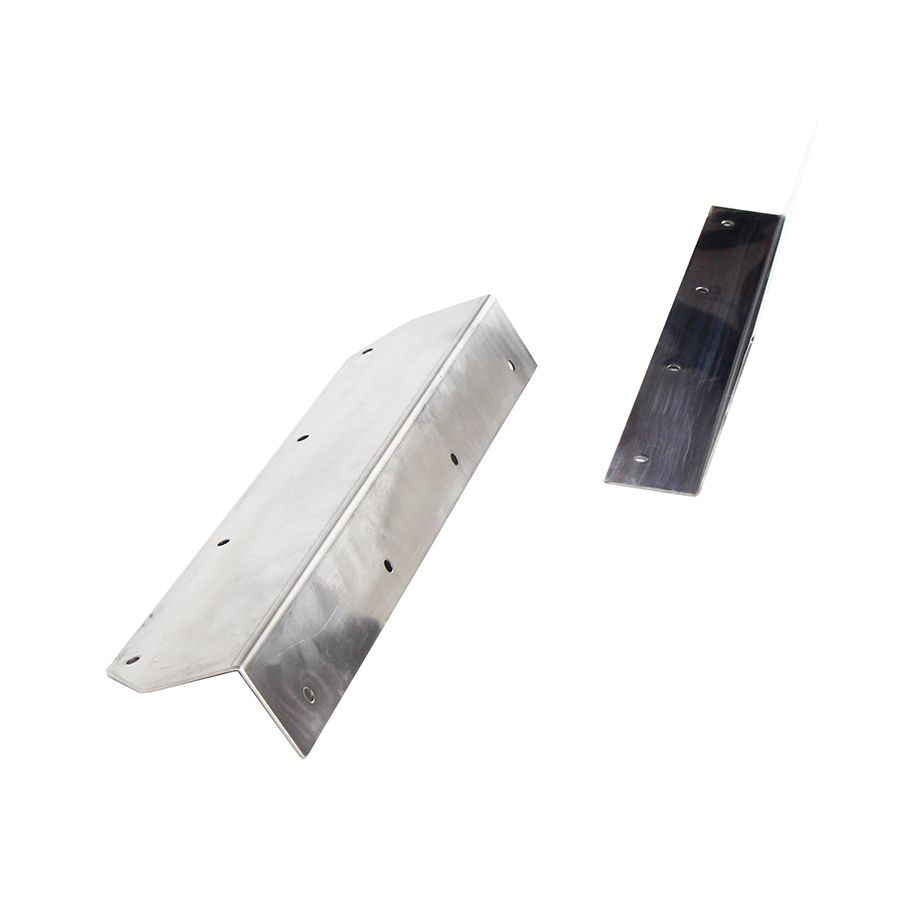 KENTROL Jeep YJ Step Cover Inlay Pair 87-95 Wrangler TJ Polished Silver Kentrol  30447