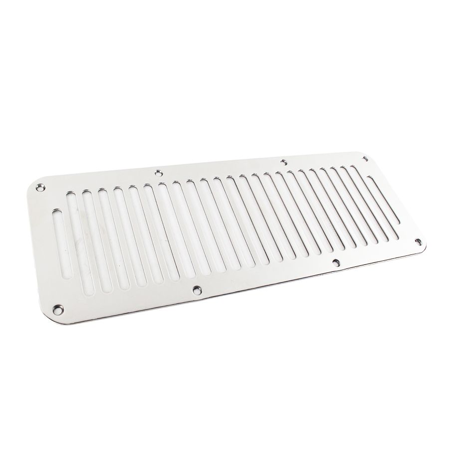 KENTROL Jeep YJ Hood Vent 8 Holes 87-95 Wrangler TJ Polished Silver Kentrol  30458