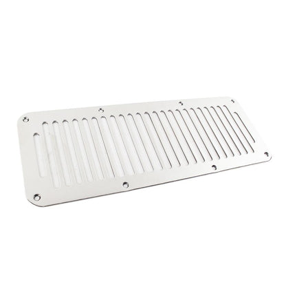 KENTROL Jeep YJ Hood Vent 8 Holes 87-95 Wrangler TJ Polished Silver Kentrol  30458
