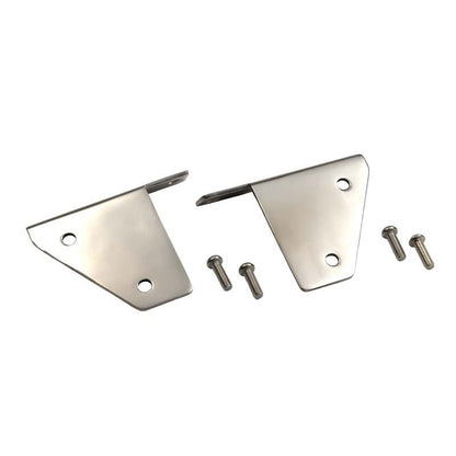KENTROL Jeep CJ/YJ Spot Light Bracket Pair 76-95 CJ and Wrangler YJ Polished Silver Kentrol  30461