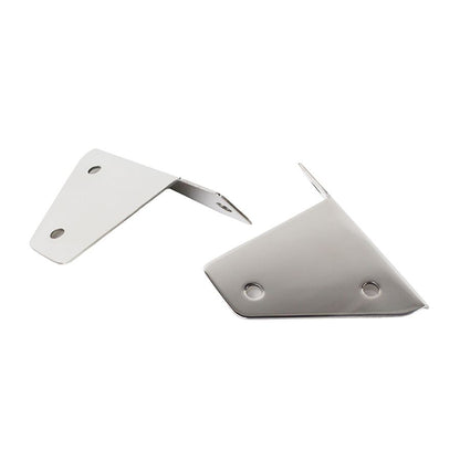 KENTROL Jeep CJ/YJ Spot Light Bracket Pair 76-95 CJ and Wrangler YJ Polished Silver Kentrol  30461