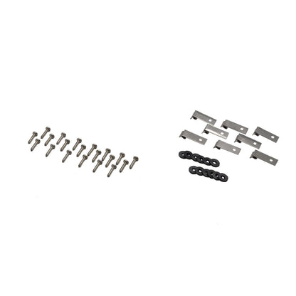 KENTROL Jeep YJ Billet and Wire Mesh Set 6 Pieces 87-95 Wrangler TJ Polished Silver Kentrol  30467