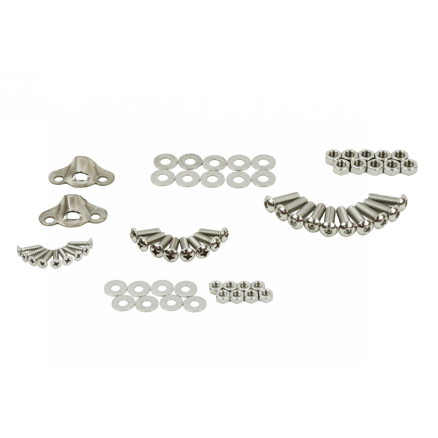 KENTROL Jeep CJ/YJ Hood Kit 78-95 CJ and Wrangler YJ Polished Silver Kentrol  30470