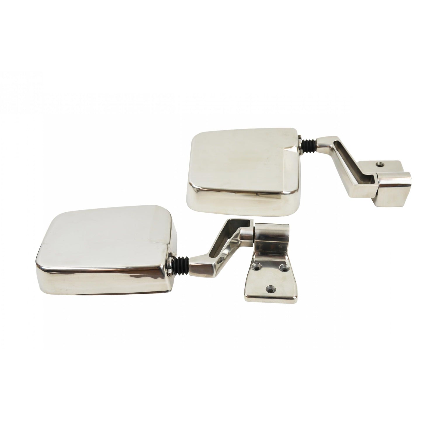 KENTROL Jeep YJ/TJ Mirror Kit Pair 88-06 Wrangler YJ/TJ Polished Silver Kentrol  30475