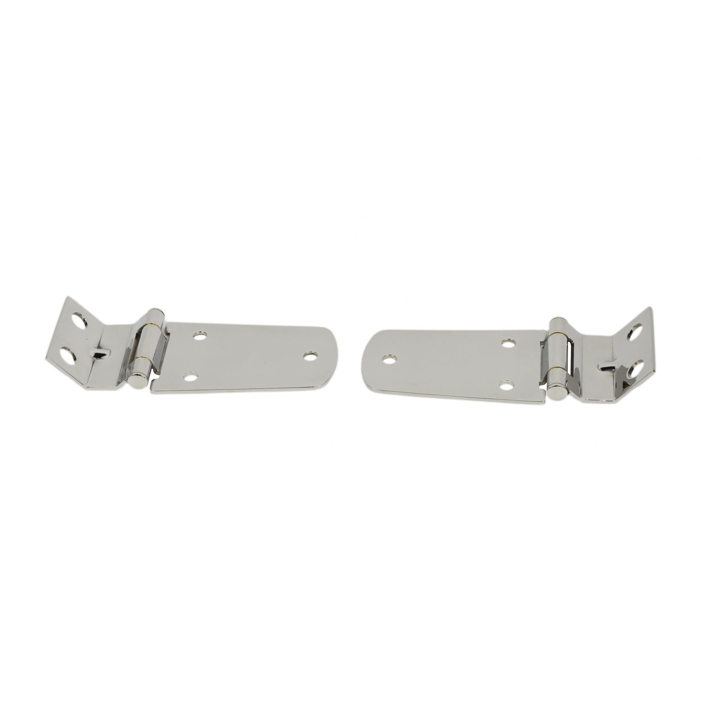 KENTROL Jeep TJ Hood Hinge Pair 97-06 Wrangler TJ Polished Silver Kentrol  30476