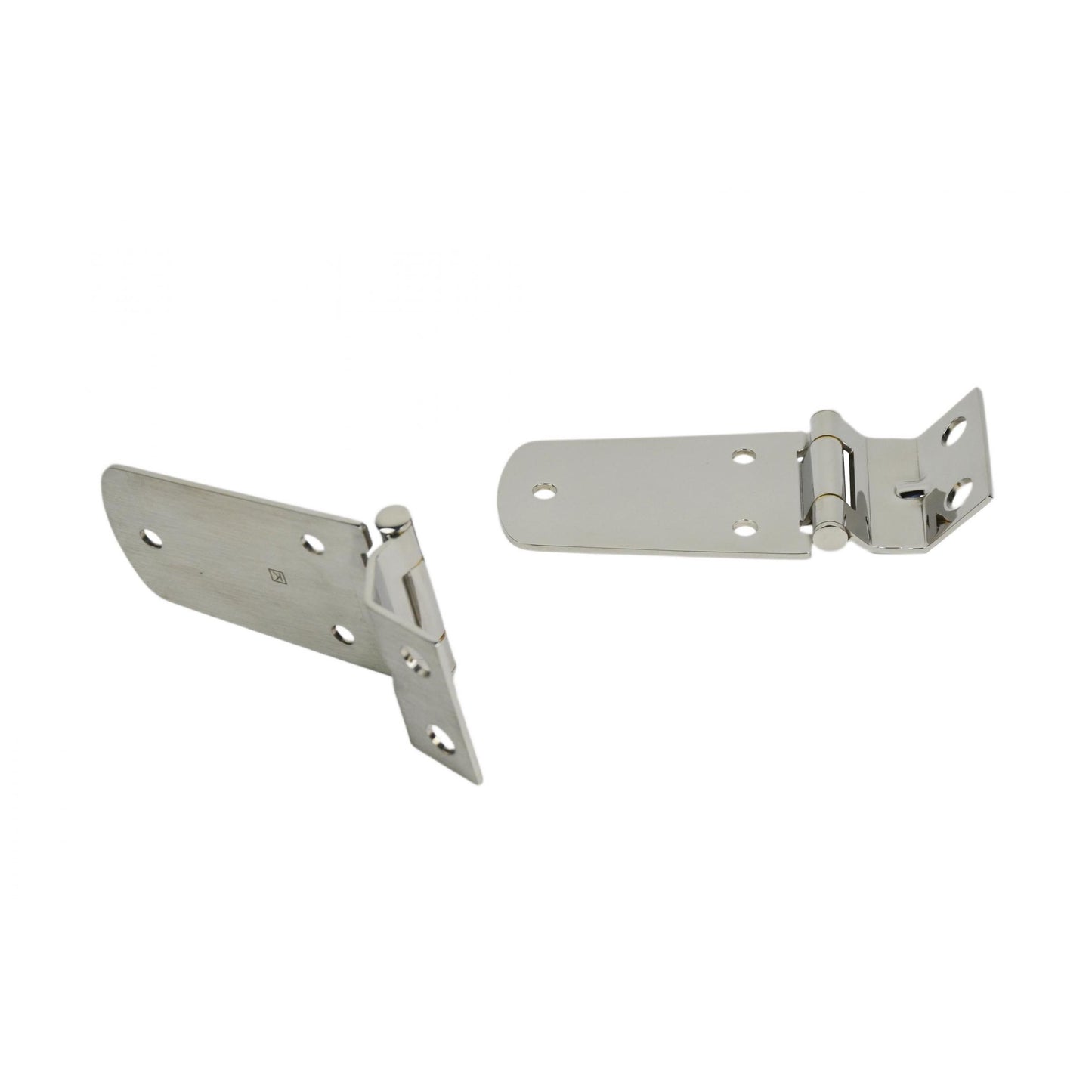 KENTROL Jeep TJ Hood Hinge Pair 97-06 Wrangler TJ Polished Silver Kentrol  30476