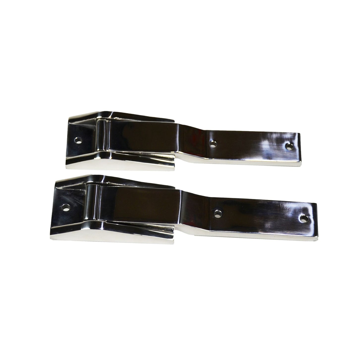 KENTROL Jeep TJ Tailgate Hinge Pair 97-04 Wrangler TJ Polished Silver Kentrol  30478