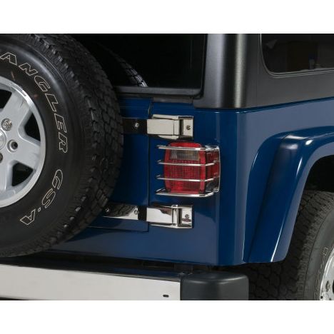 KENTROL Jeep TJ Tailgate Hinge Pair 97-04 Wrangler TJ Polished Silver Kentrol  30478