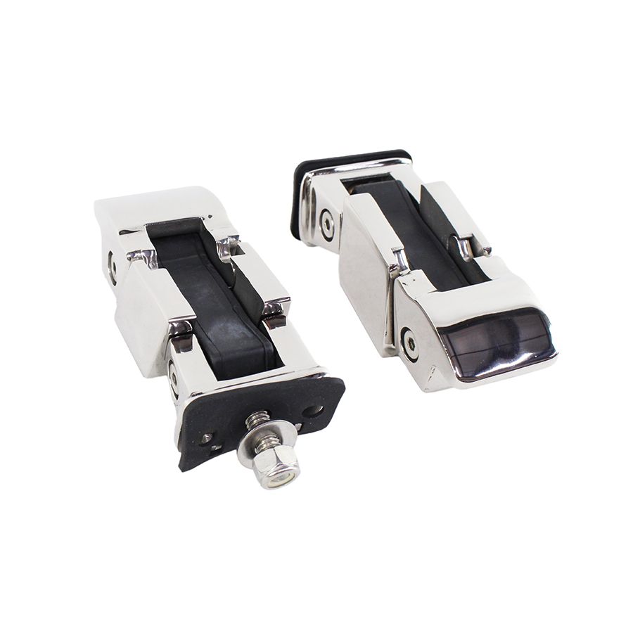 KENTROL Jeep TJ Hood Catch Pair 97-06 Wrangler TJ Polished Silver Kentrol  30489