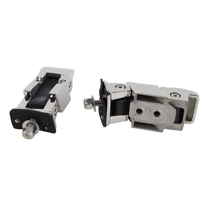 KENTROL Jeep TJ Hood Catch Pair 97-06 Wrangler TJ Polished Silver Kentrol  30489