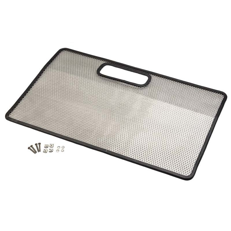 KENTROL Jeep TJ Bug Shield 97 Wrangler TJ Polished Silver Kentrol  30490