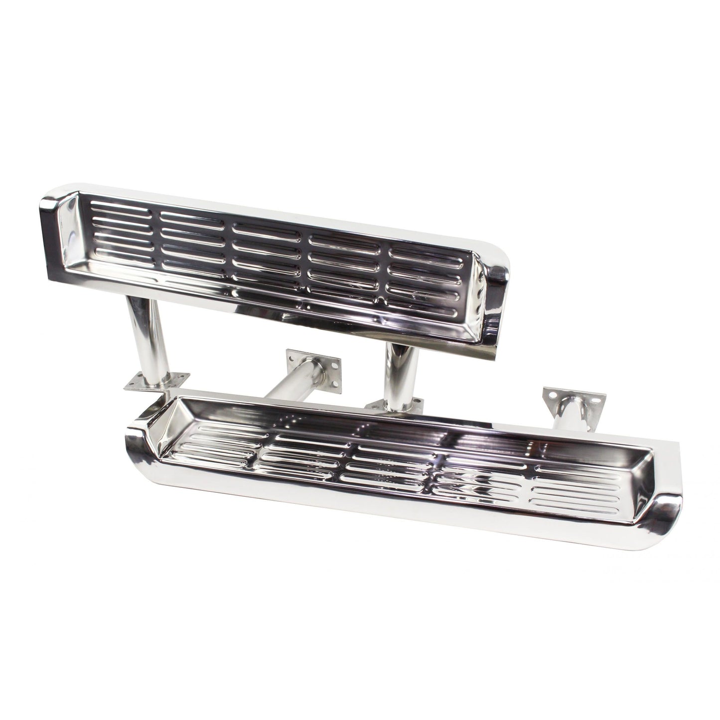 KENTROL Jeep TJ Side Steps Pair 97 Wrangler TJ-2000 Polished Silver Kentrol  30491