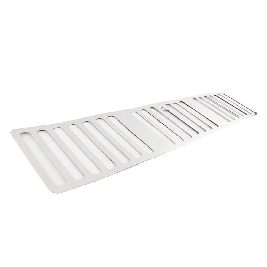 KENTROL Jeep TJ Hood Vent 97 Wrangler TJ Polished Silver Kentrol  30495