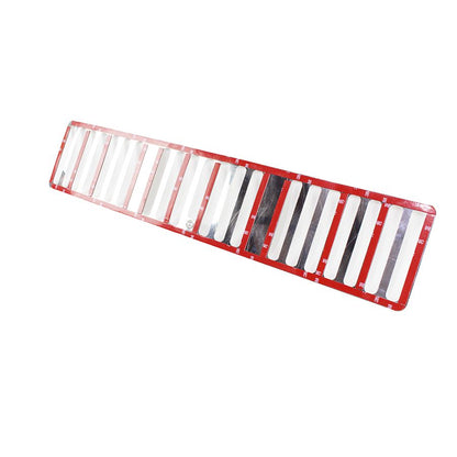 KENTROL Jeep TJ Hood Vent 97 Wrangler TJ Polished Silver Kentrol  30495