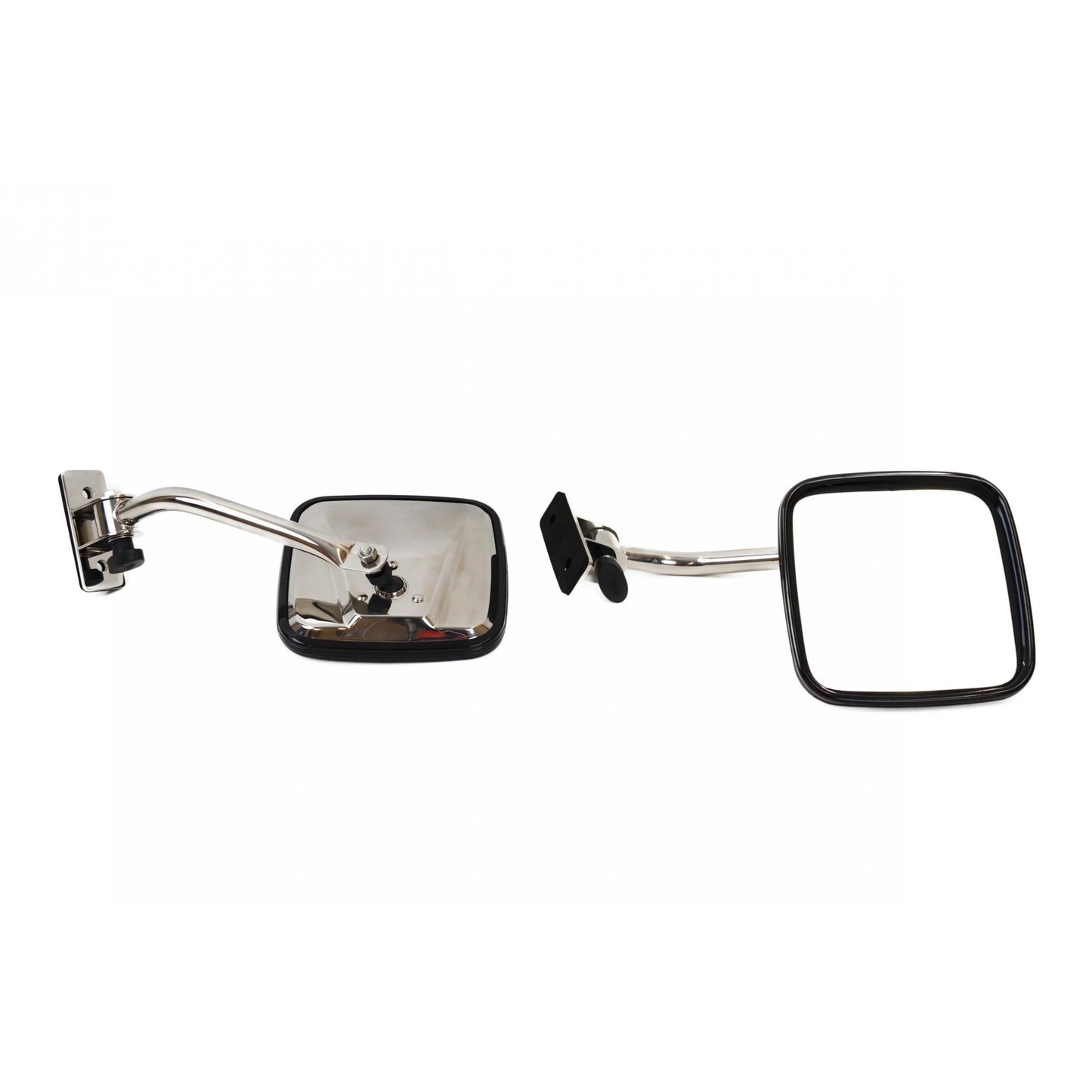 KENTROL Jeep TJ/JK E-Z Detach Mirrors Pair 97-18 Wrangler TJ/JK Polished Silver Kentrol  30496