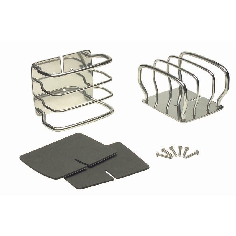 KENTROL JEEP CJ/YJ/TJ Taillight Guard Pair 76-06 CJ Wrangler YJ/TJ Polished Silver Kentrol  30497