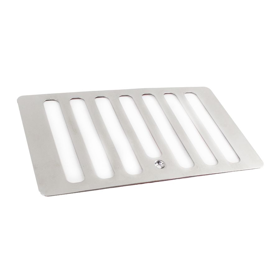 KENTROL Jeep TJ Hood Vent 98-06 Wrangler TJ Polished Silver Kentrol  30500