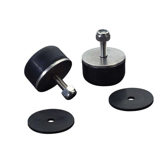 KENTROL Jeep TJ/JK Hood Bumpers 97-18 Wrangler TJ/JK Polished Silver Kentrol  30506