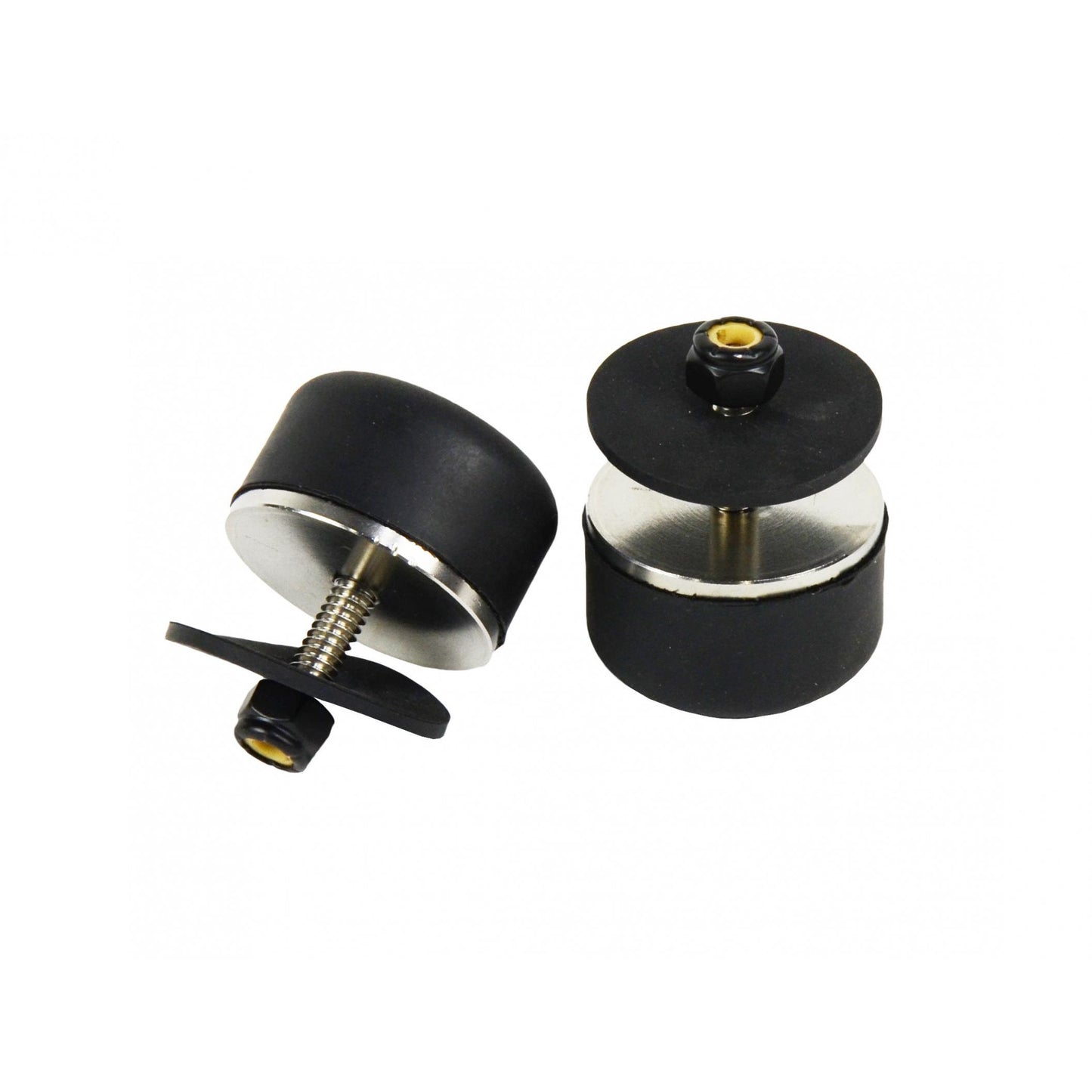 KENTROL Jeep TJ/JK Hood Bumpers 97-18 Wrangler TJ/JK Polished Silver Kentrol  30506