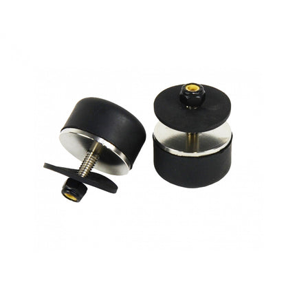 KENTROL Jeep TJ/JK Hood Bumpers 97-18 Wrangler TJ/JK Polished Silver Kentrol  30506