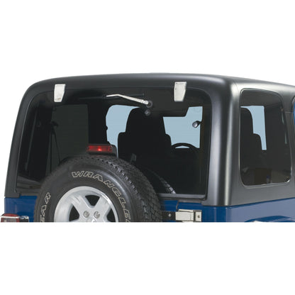 KENTROL Jeep YJ/TJ Hardtop Liftgate Hinge Pair 87-06 Wrangler TJ/YJ Polished Silver Kentrol  30516