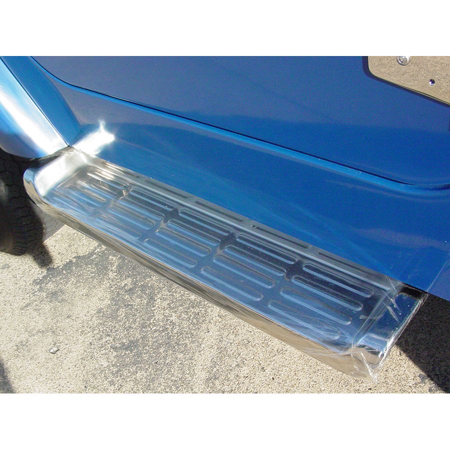 KENTROL Jeep TJ Side Steps Pair TJ - 2001-06 Polished Silver Kentrol  30518