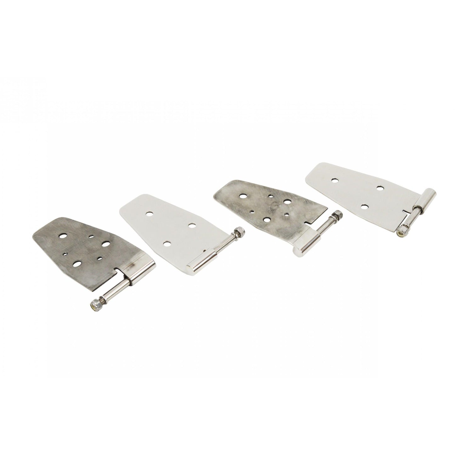 KENTROL Jeep TJ Door Hinge Set 4 Pieces 97-06 Wrangler TJ Polished Silver Kentrol  30525