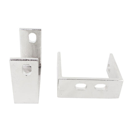 KENTROL Jeep YJ Rear Bumper Brackets Pair 87-95 Wrangler TJ Polished Silver Kentrol  30527