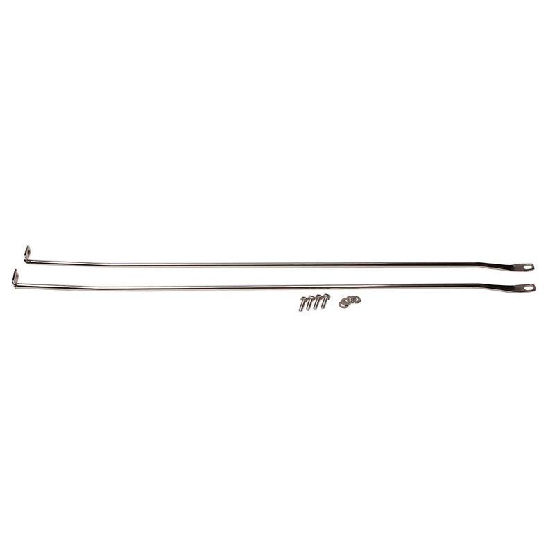 KENTROL Jeep TJ Strut Rod Kit 97-06 Wrangler TJ Polished Silver Kentrol  30529