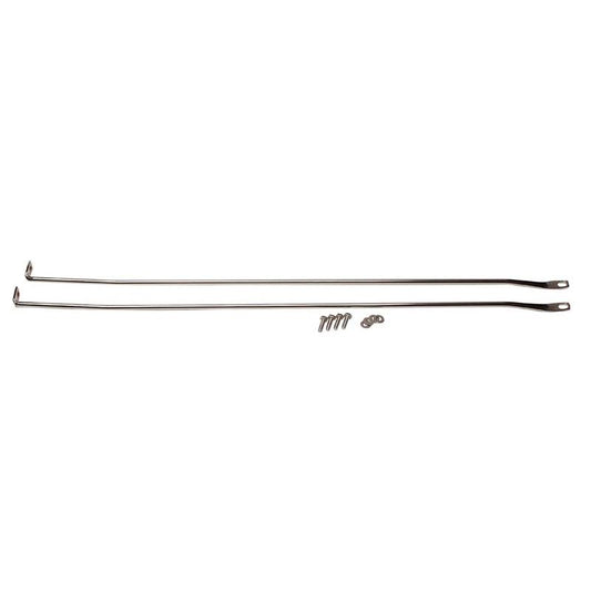 KENTROL Jeep TJ Strut Rod Kit 97-06 Wrangler TJ Polished Silver Kentrol  30529
