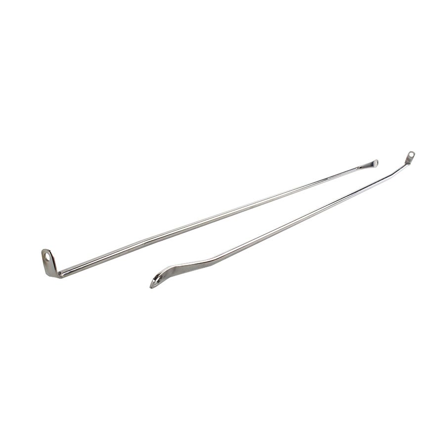 KENTROL Jeep TJ Strut Rod Kit 97-06 Wrangler TJ Polished Silver Kentrol  30529