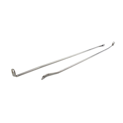 KENTROL Jeep TJ Strut Rod Kit 97-06 Wrangler TJ Polished Silver Kentrol  30529