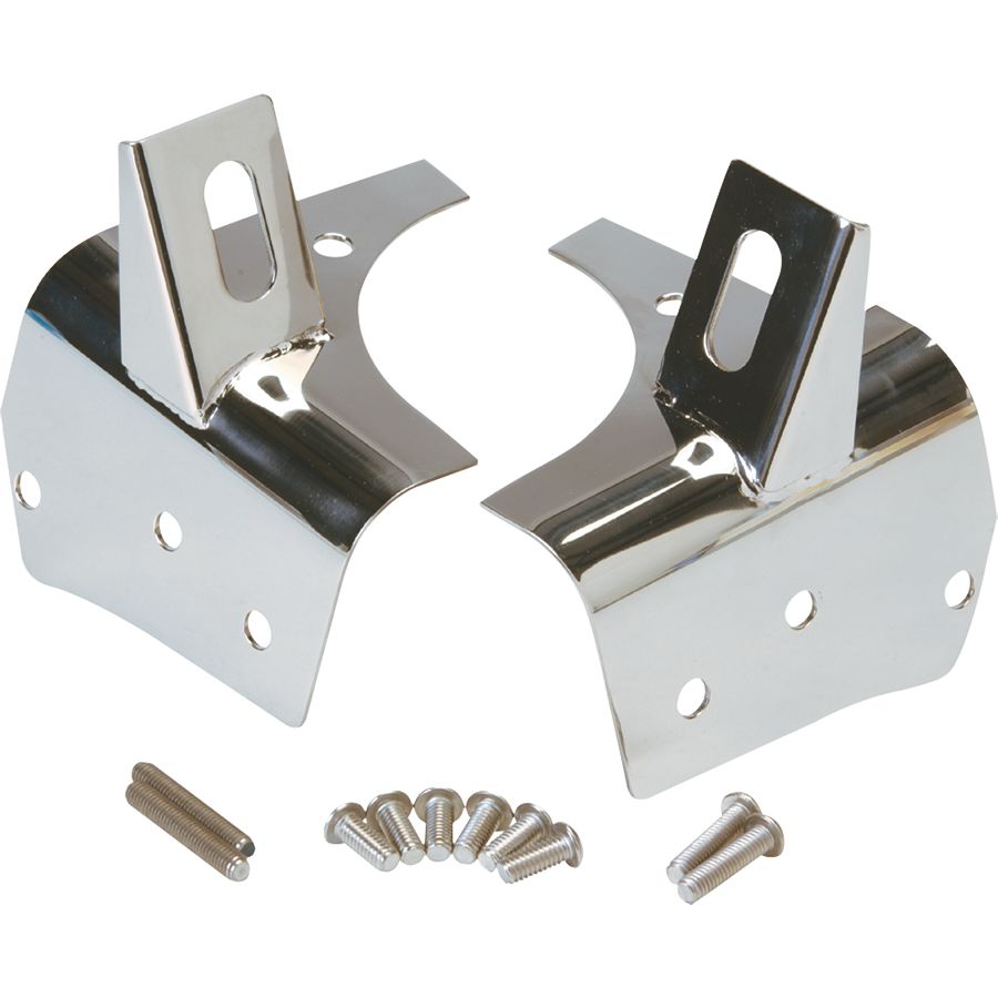 KENTROL Jeep TJ Light Bracket Pair 97-06 Wrangler TJ Polished Silver Kentrol  30532