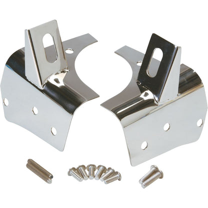 KENTROL Jeep TJ Light Bracket Pair 97-06 Wrangler TJ Polished Silver Kentrol  30532