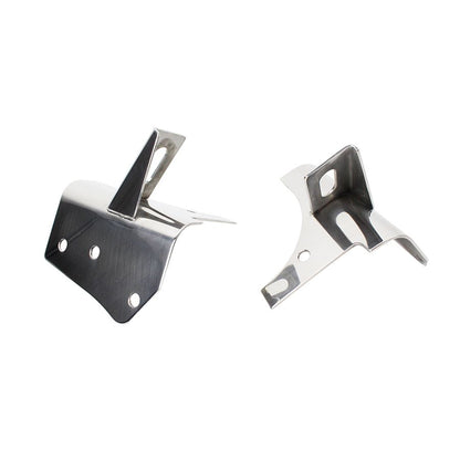 KENTROL Jeep TJ Light Bracket Pair 97-06 Wrangler TJ Polished Silver Kentrol  30532