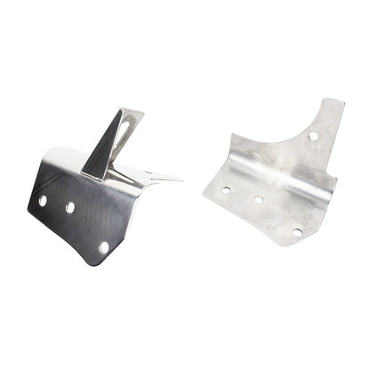 KENTROL Jeep TJ Light Bracket Pair 97-06 Wrangler TJ Polished Silver Kentrol  30532
