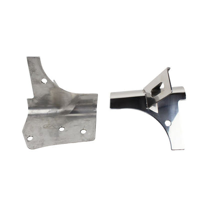 KENTROL Jeep TJ Light Bracket Pair 97-06 Wrangler TJ Polished Silver Kentrol  30532